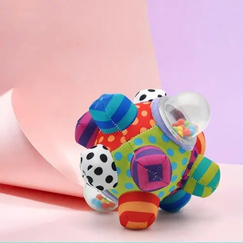 Pelota Sensorial Sonajero Bebes Juguete Estimulacion