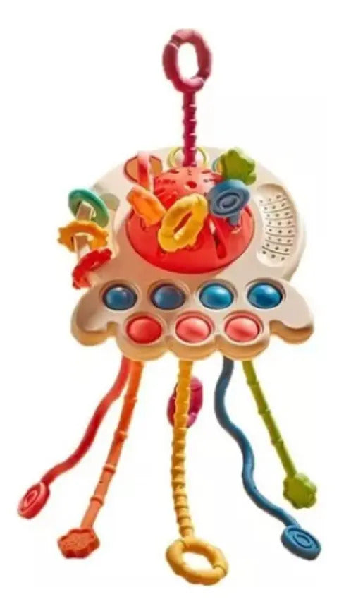 Juguete De Estimulación Sensorial Ufo Montessori 4 En 1 Bebe
