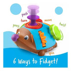 Juguete Didáctico Para Niños Erizo Estimulación Sensorial