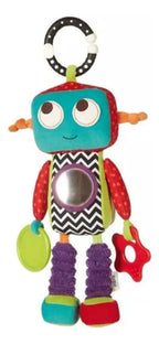 Peluche Sensorial Para Bebés Con Sonajero-mordedor-colgador