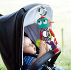 Peluche Sensorial Para Bebés Con Sonajero-mordedor-colgador
