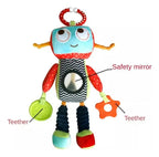 Peluche Sensorial Para Bebés Con Sonajero-mordedor-colgador