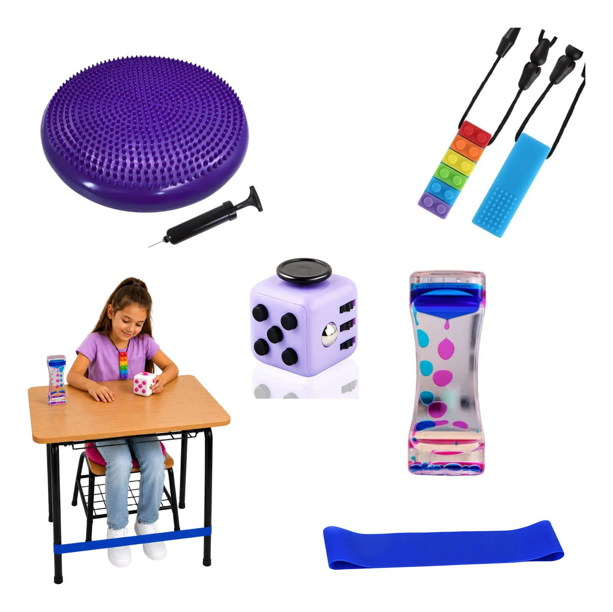 Kit Sensorial Autismo, Regulacion Tdah, Niños Adultos
