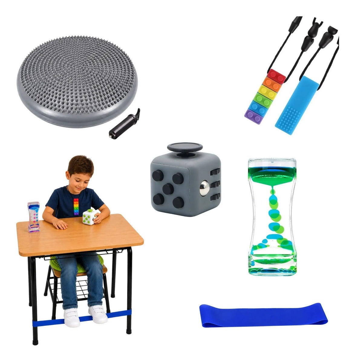 Kit Sensorial Autismo, Regulacion Tdah, Niños Adultos