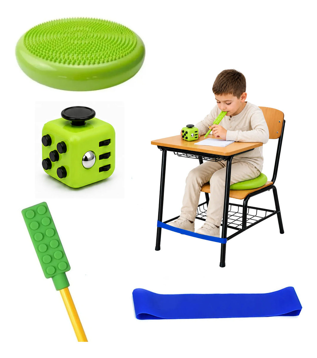 Pack Sensorial Escolar, Antiestres, Regulación Autismo Tdah