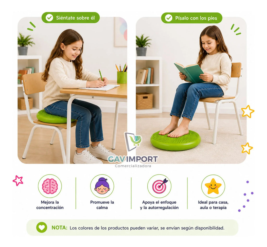 Pack Sensorial Escolar, Antiestres, Regulación Autismo Tdah