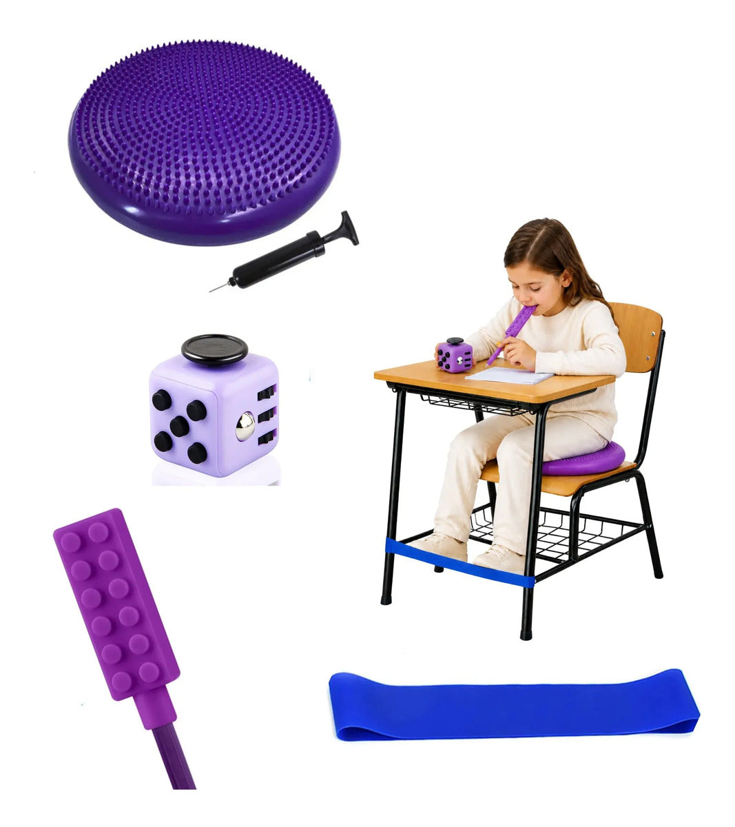 Pack Sensorial Escolar, Antiestres, Regulación Autismo Tdah