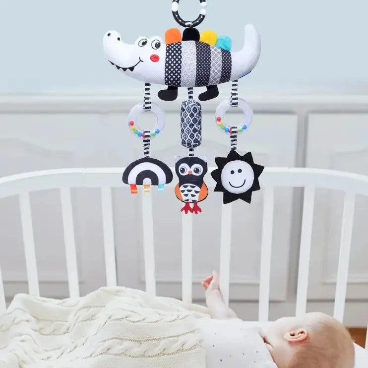 Peluche, Móvil Para Cuna, Estimulación Sensorial Bebe Sonido