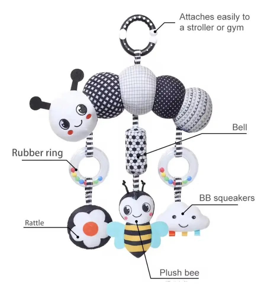Peluche, Móvil Para Cuna, Estimulación Sensorial Bebe Sonido