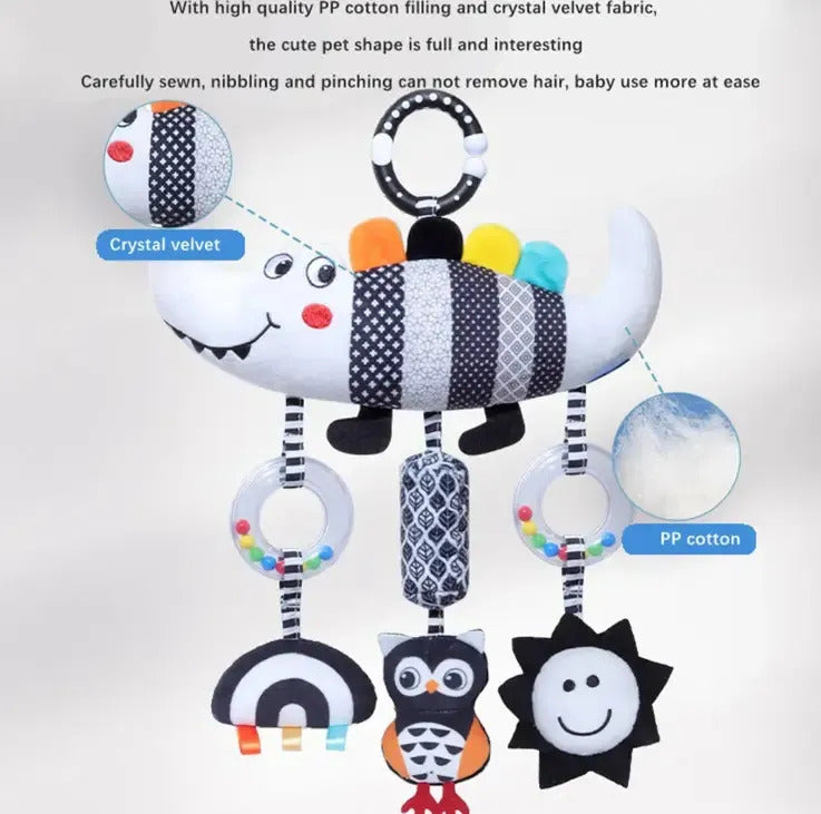 Peluche, Móvil Para Cuna, Estimulación Sensorial Bebe Sonido