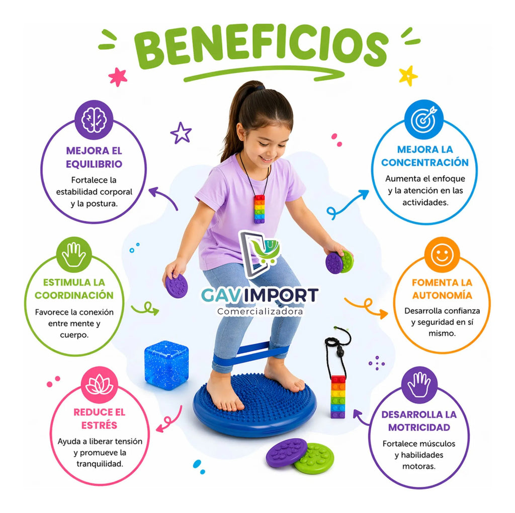 Kit Regulación Sensorial, Niños Adultos, Autismo Tdah