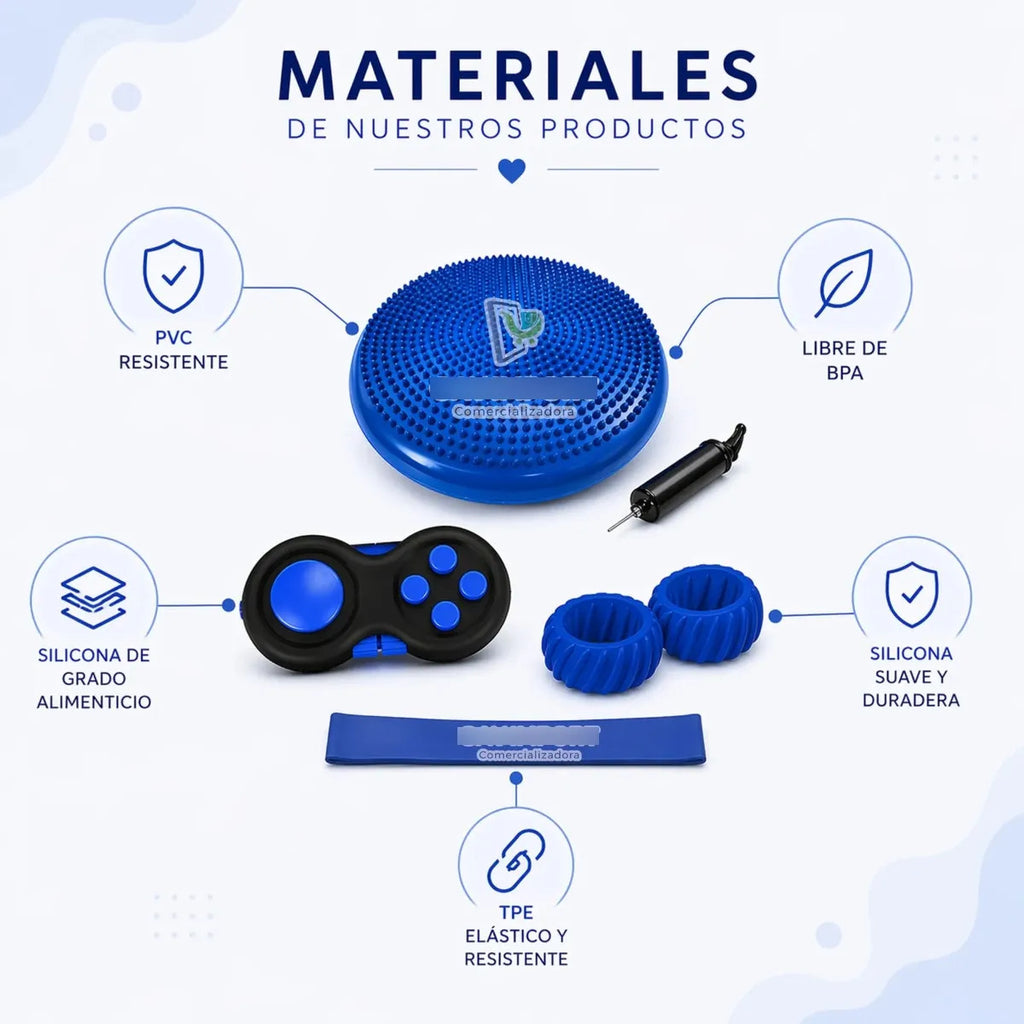 Kit Sensorial, Antiestrés Y Regulación, Autismo, Niños Adult