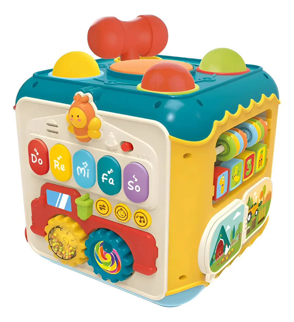 Cubo Didáctico De Actividades 6 En 1, Juguete Sensorial Gav