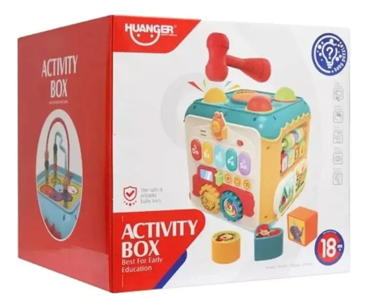 Cubo Didáctico De Actividades 6 En 1, Juguete Sensorial Gav