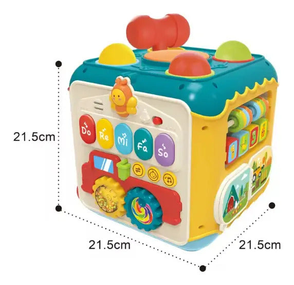 Cubo Didáctico De Actividades 6 En 1, Juguete Sensorial Gav