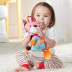 Kit Peluche Sensorial + Brazaletes + Calcetines Sonajer Bebe