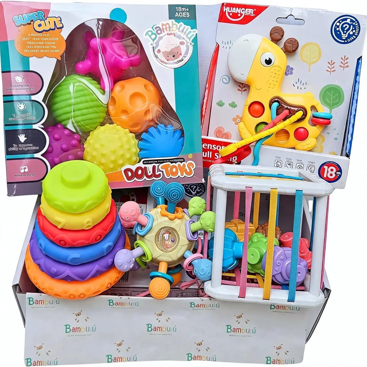 Box Juguetes Sensoriales Para Bebe, Regalo Baby Shower