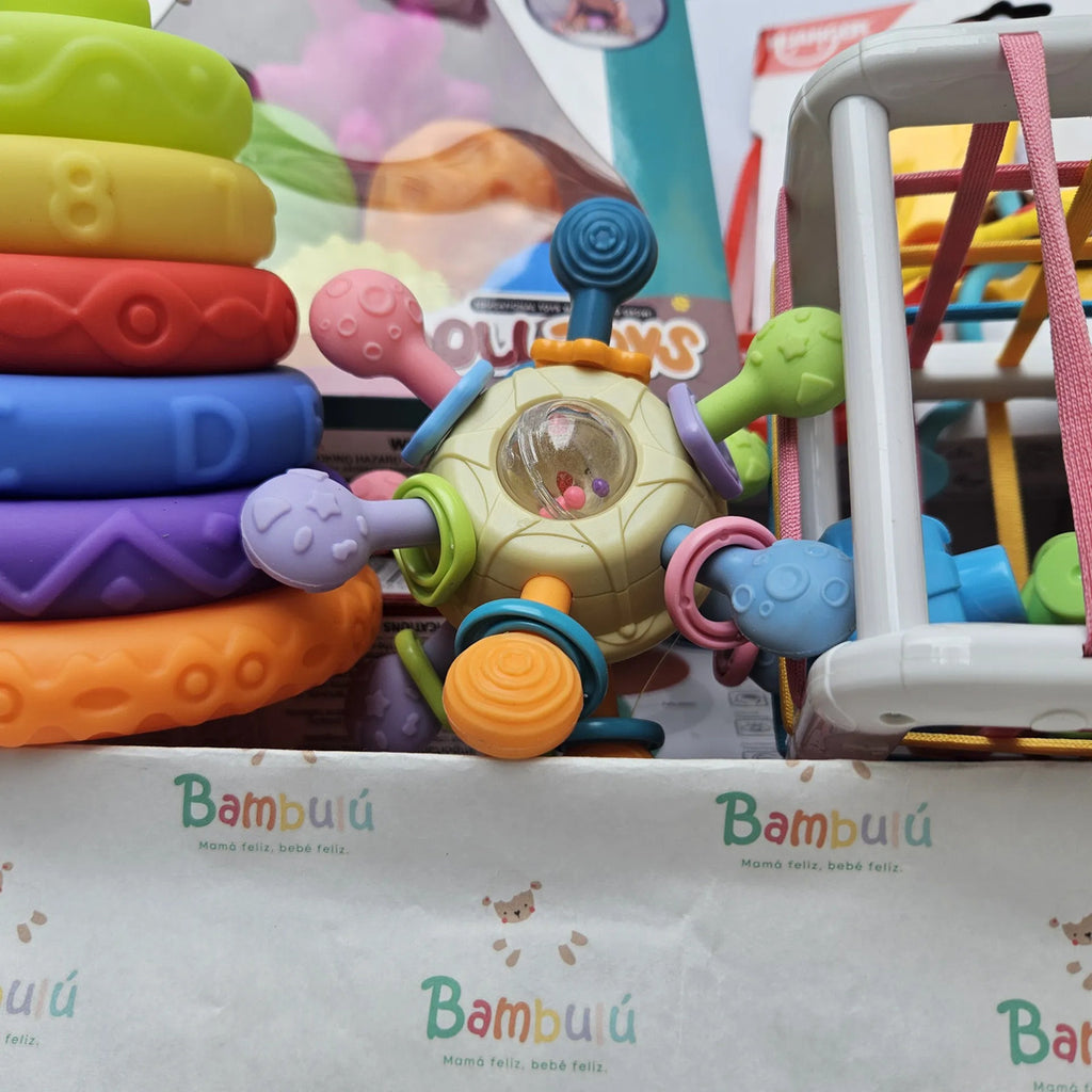 Box Juguetes Sensoriales Para Bebe, Regalo Baby Shower