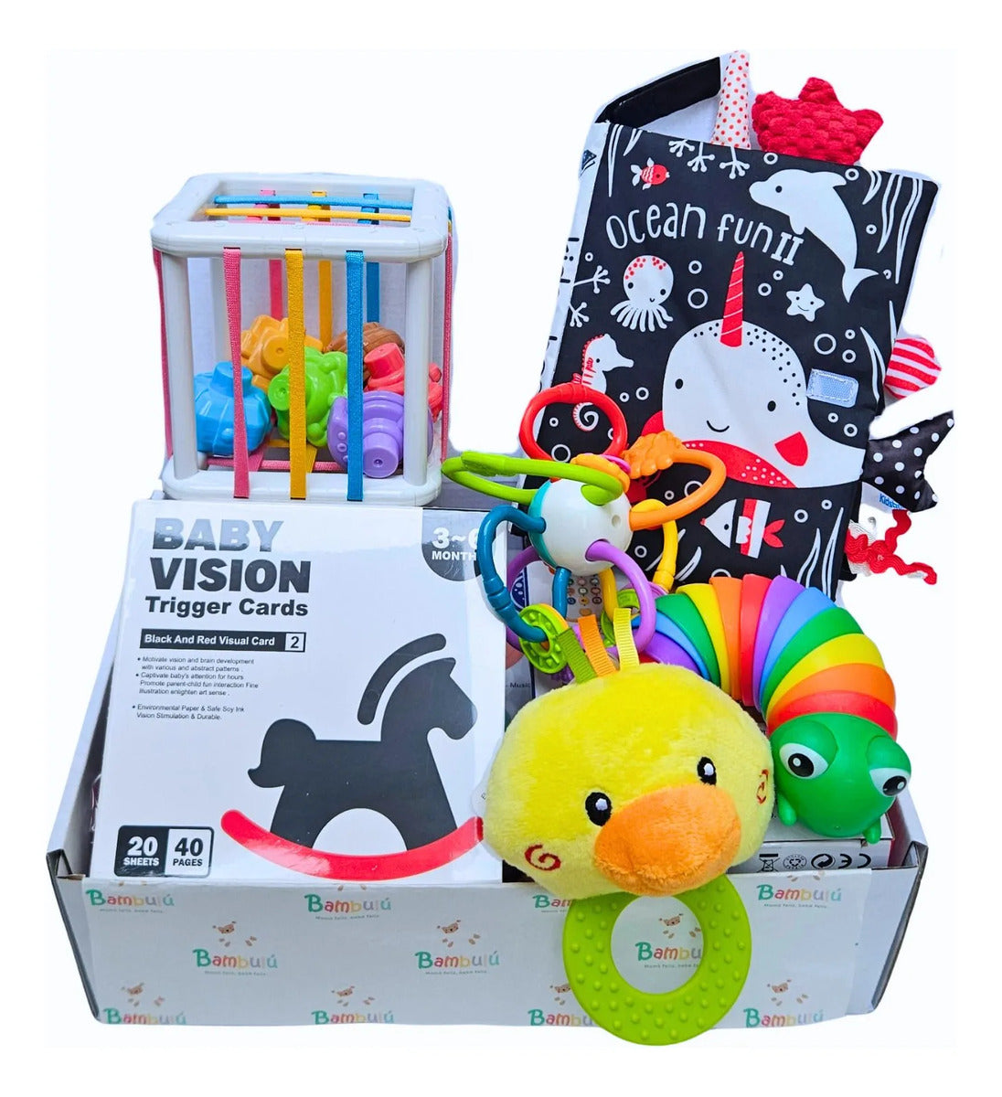 Box Juguetes Estimulación Sensorial Bebés 0-12m Gav