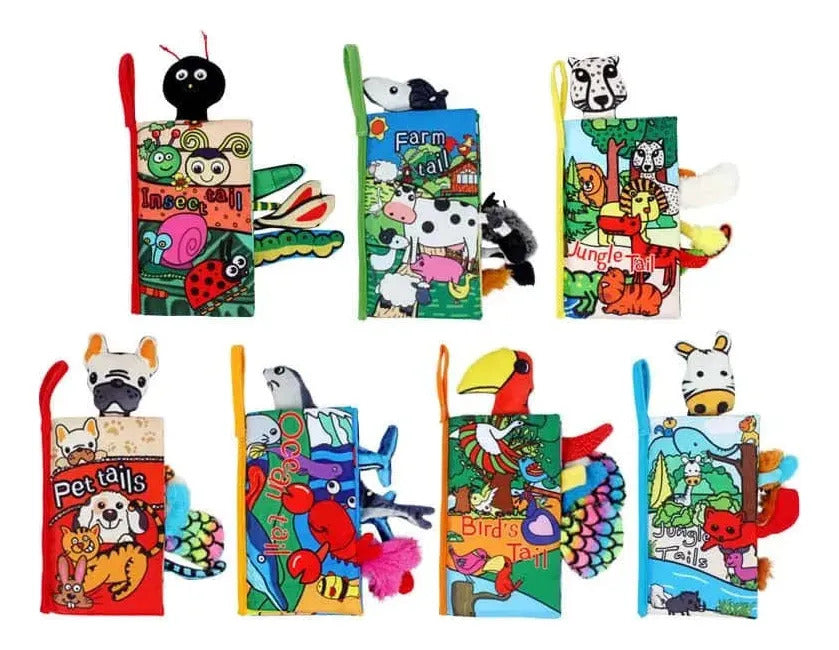 Libro Sensorial De Tela Para Bebé Diferentes Texturas Gav