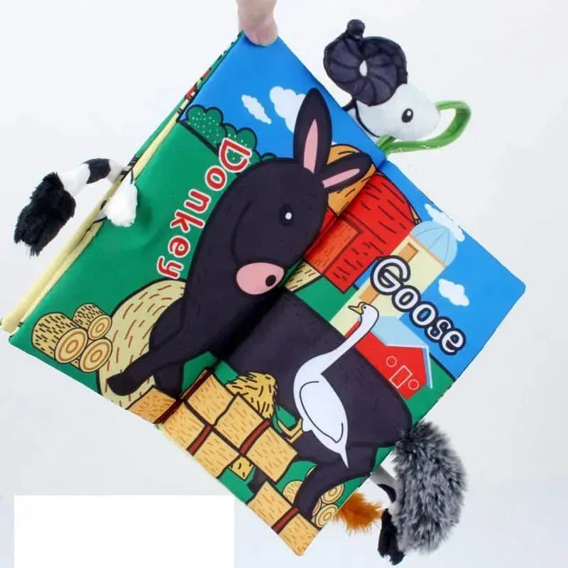 Libro Sensorial De Tela Para Bebé Diferentes Texturas Gav
