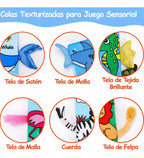 Libro Sensorial De Tela Para Bebé Diferentes Texturas Gav