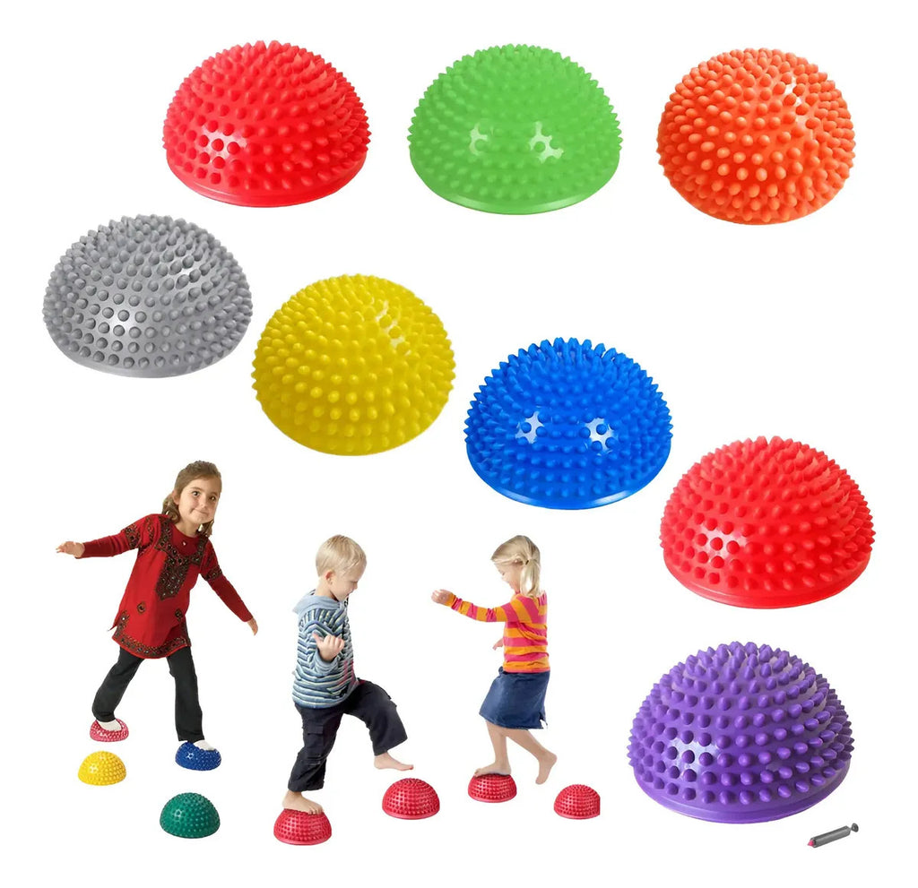 Pack 8 Esferas Sensorial Semicircular Bosus Equilibrio Tea