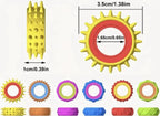 6 Anillos Sensoriales Giratorios Antiestrés Autismo Tea Tdah