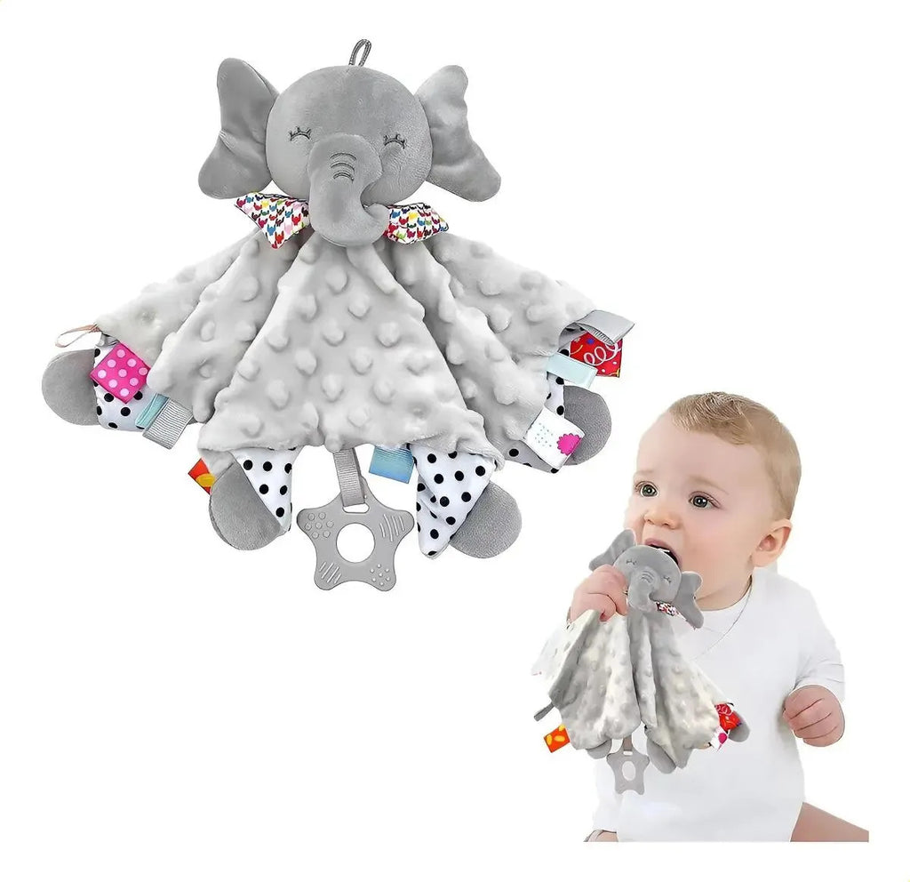 Tuto De Apego Elefante, Peluche Tela Suave Sensorial Bebe