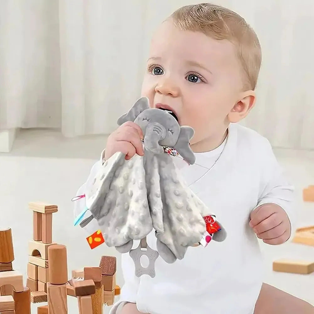 Tuto De Apego Elefante, Peluche Tela Suave Sensorial Bebe