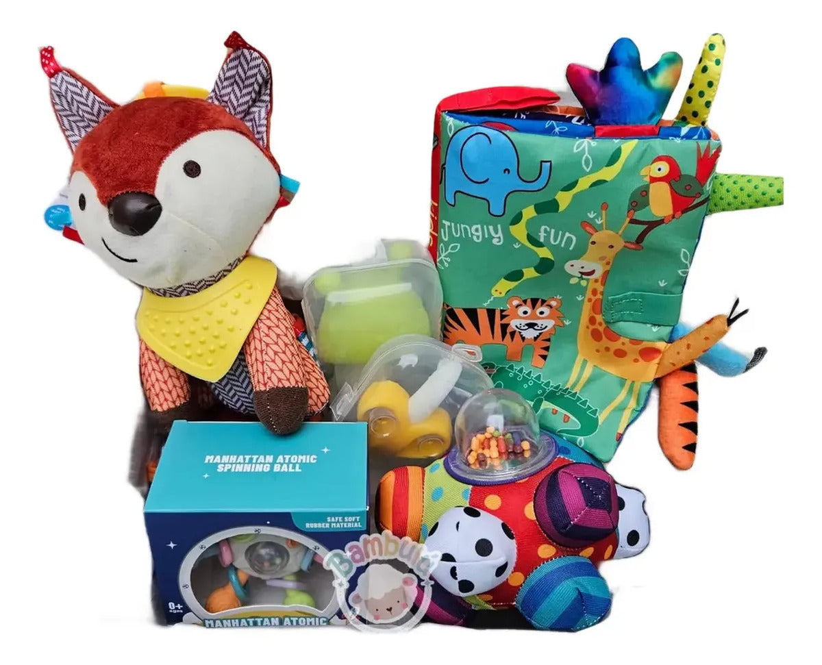 Kit De Juguetes Sensoriales Bebé Regalo Baby Shower