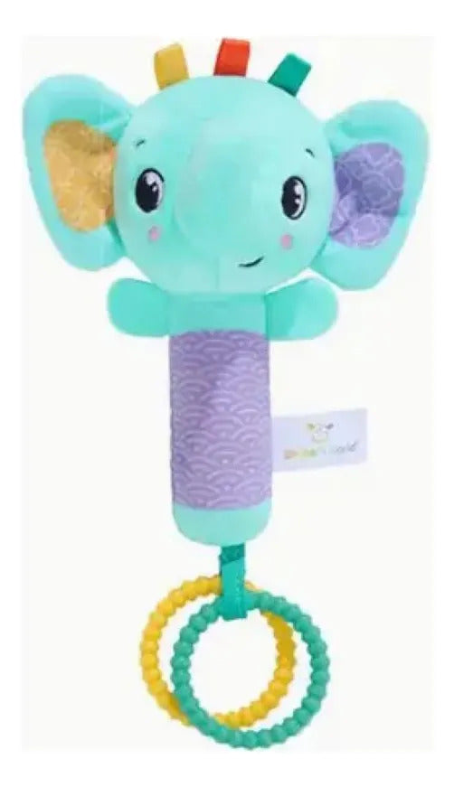 Juguete Sonajero De Bebe, Peluche Sensorial Mordedor
