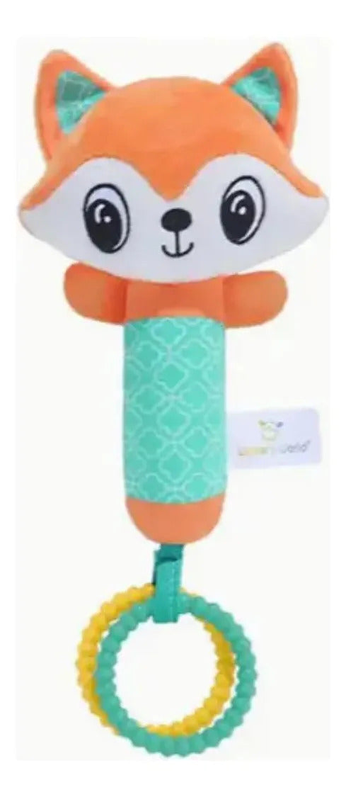 Juguete Sonajero De Bebe, Peluche Sensorial Mordedor