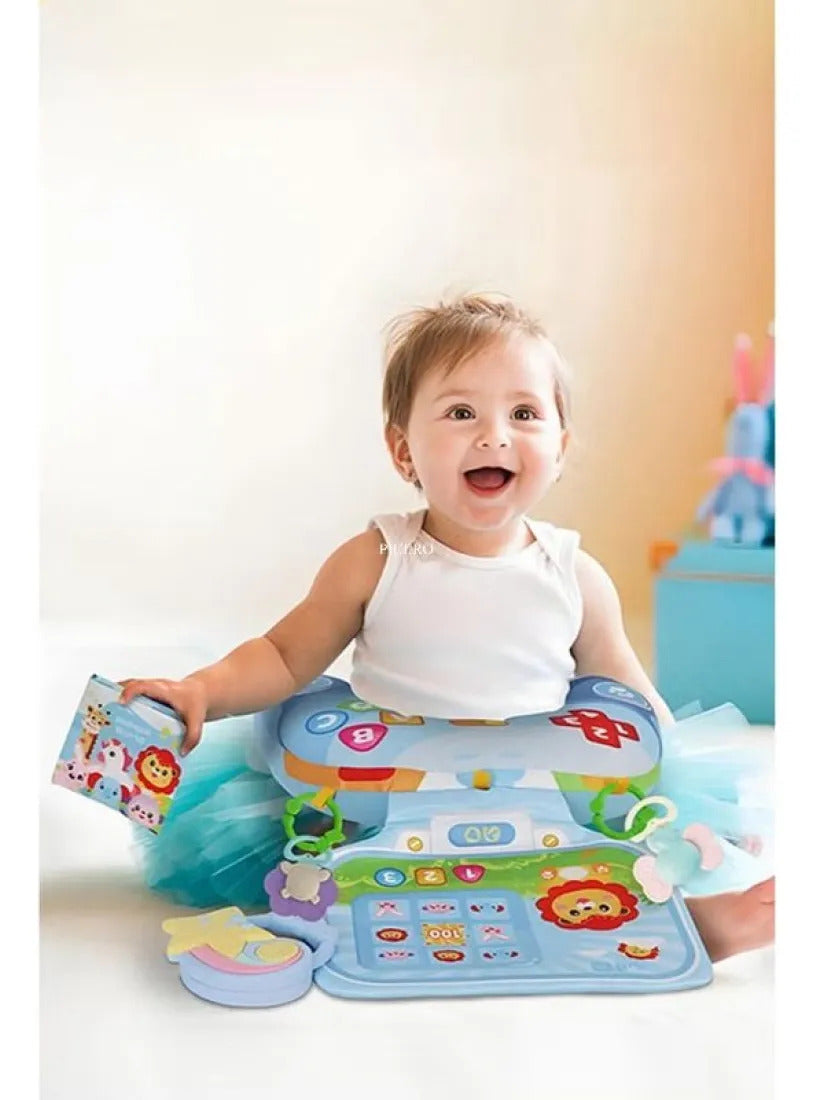 Cojin Sensorial Tummy Time, Almohada Bebe Boca Abajo