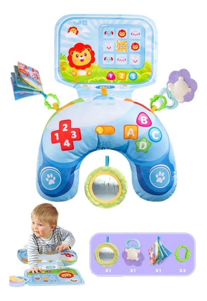 Cojin Sensorial Tummy Time, Almohada Bebe Boca Abajo