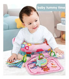 Cojin Sensorial Tummy Time, Almohada Bebe Boca Abajo