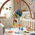 Cubo Sensorial Para Bebe Con Mordedor Sonajero Didáctico Gav