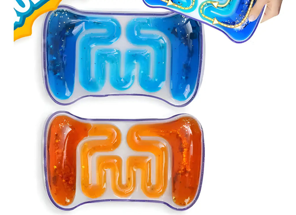 Pack 2 Juguete Sensorial Blando Con Purpurina Autismo Tdah