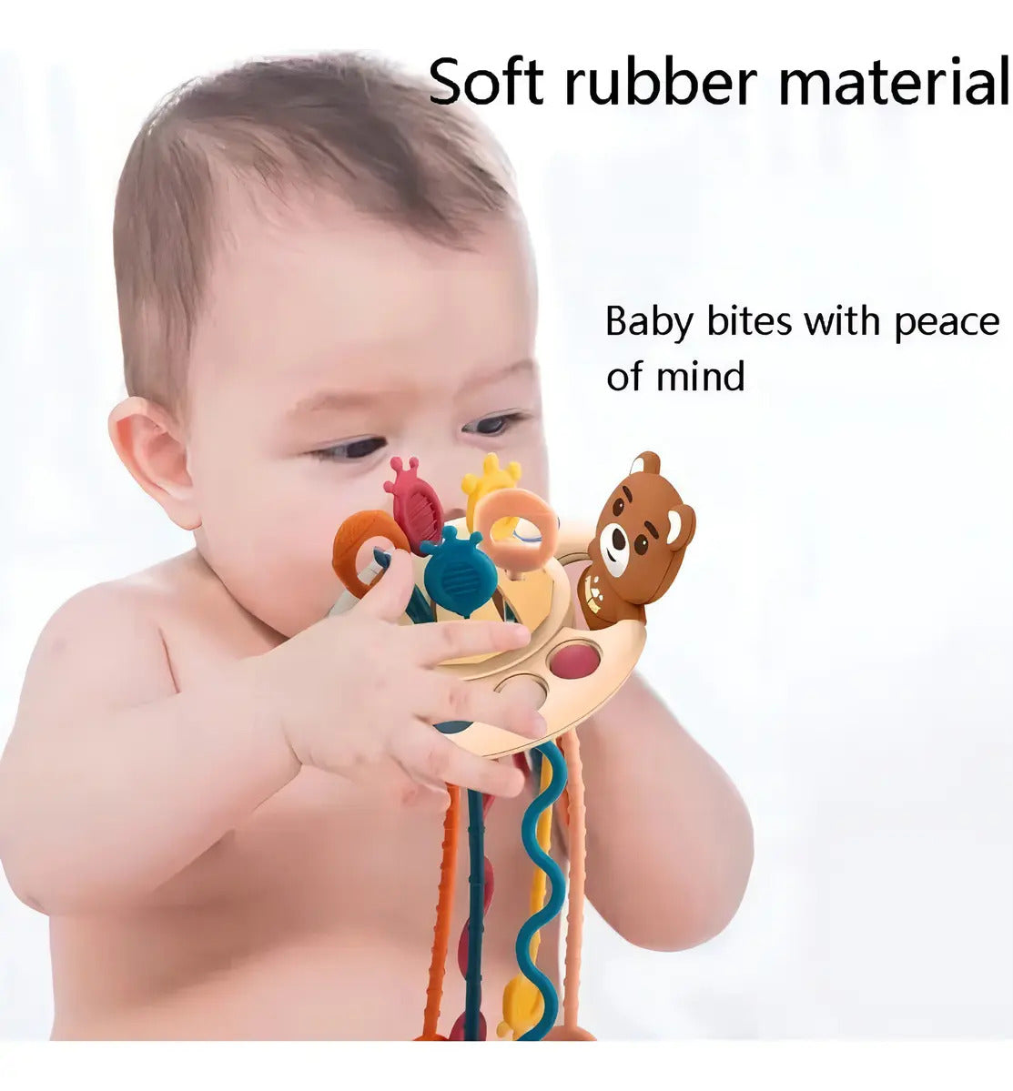 Juguete Sensorial Para Bebé 4 En 1 Multiuso Estimulación Ufo