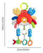 Juguete Sensorial Sonajero Bebe Coche, Cuna