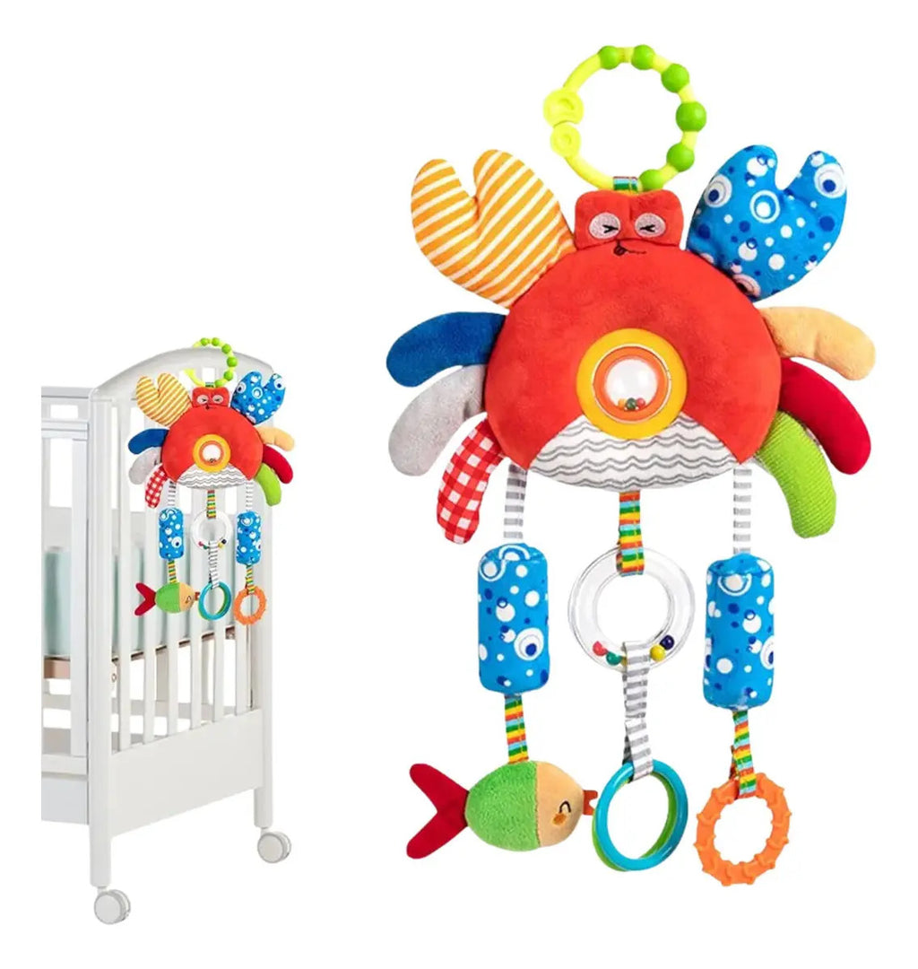 Juguete Sensorial Sonajero Bebe Coche, Cuna