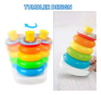 Juguete Para Bebes Torre Apilable Aros Didáctico Sensorial