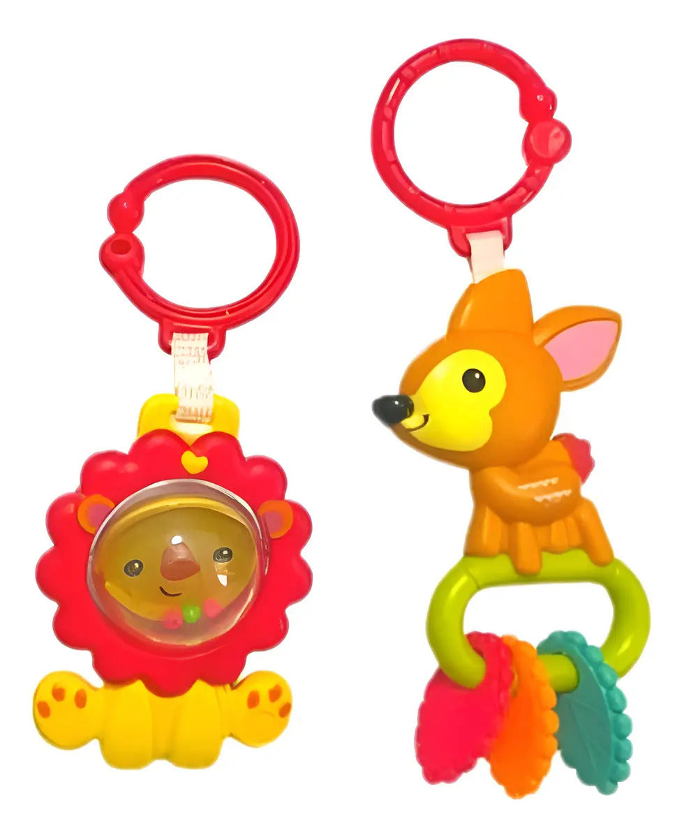 Colgante Sonajero Sensorial, Juguete Animalitos Bebe Gav
