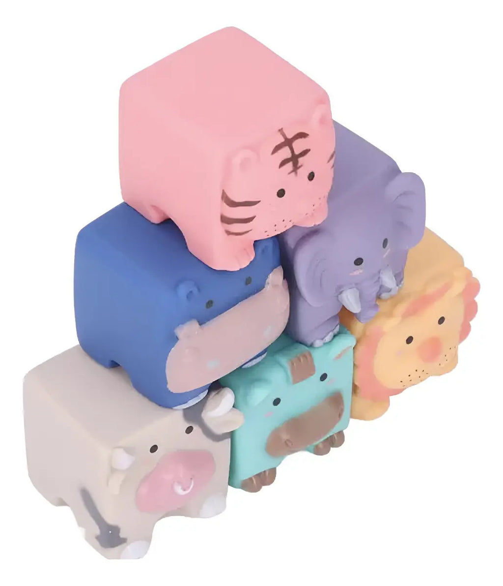 Juguete Bloques De Silicona Para Bebé Didáctico Sensorial 6