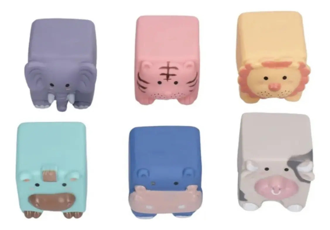 Juguete Bloques De Silicona Para Bebé Didáctico Sensorial 6