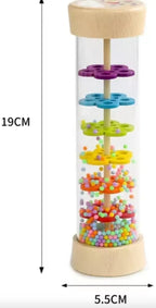 Torre Sensorial Sonidos De Lluvia, Calma, Para Niños Y Bebés