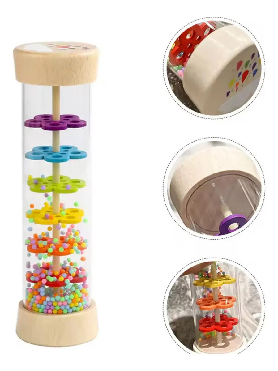 Torre Sensorial Sonidos De Lluvia, Calma, Para Niños Y Bebés