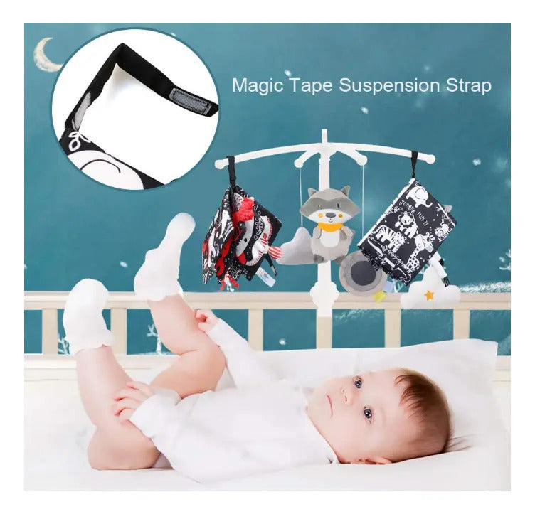 Libro Sensorial Bebes Estimulación Blanco Y Negro Rn Gav Imp