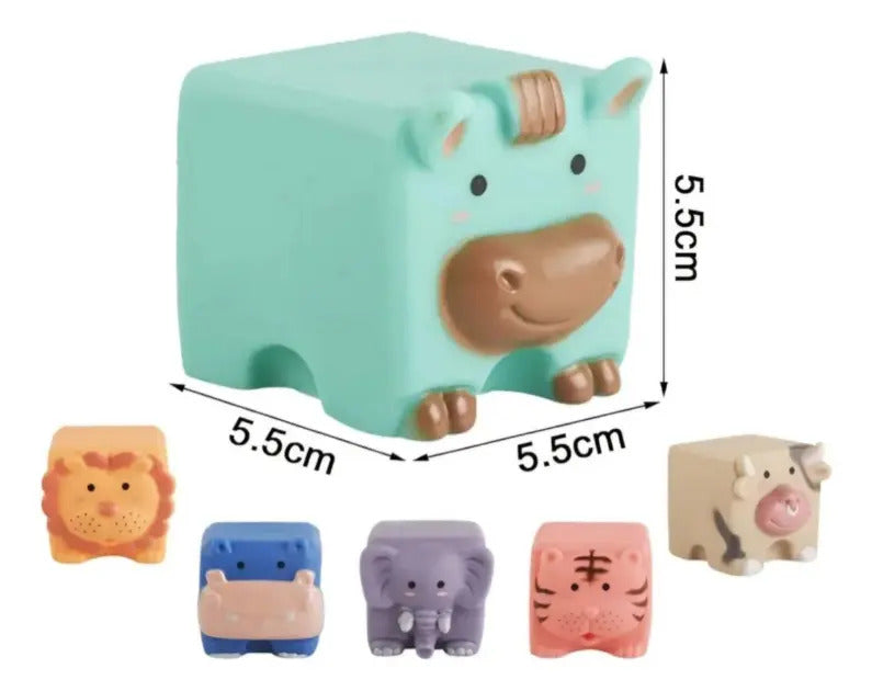 Cubos Didácticos De Silicona Sensorial Bebes Gav Import
