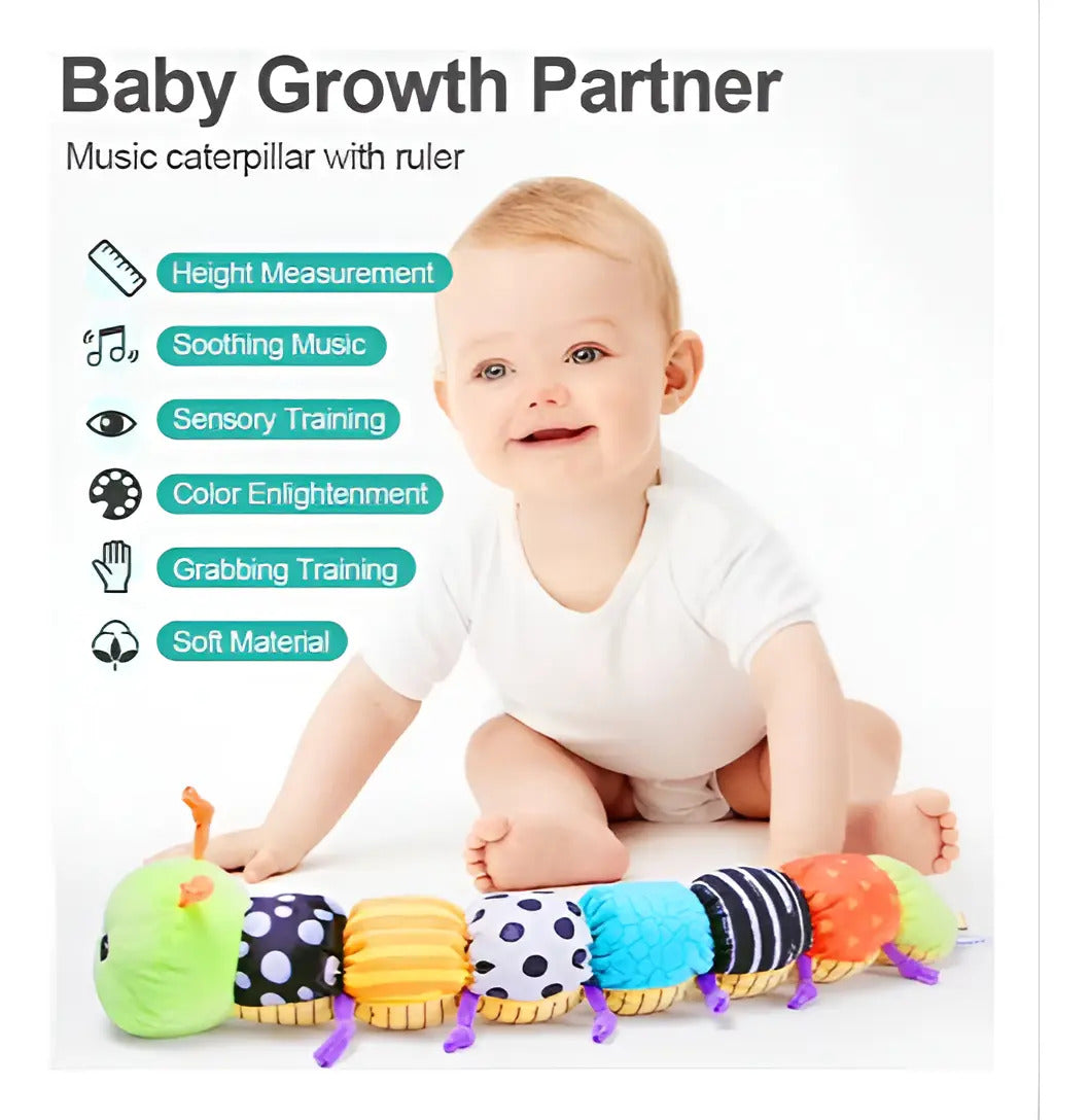 Peluche Oruga Sensorial Musica Gusano Juego Gav Import
